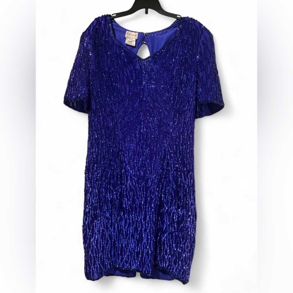 Stenay Blue Sequin Embellished Top